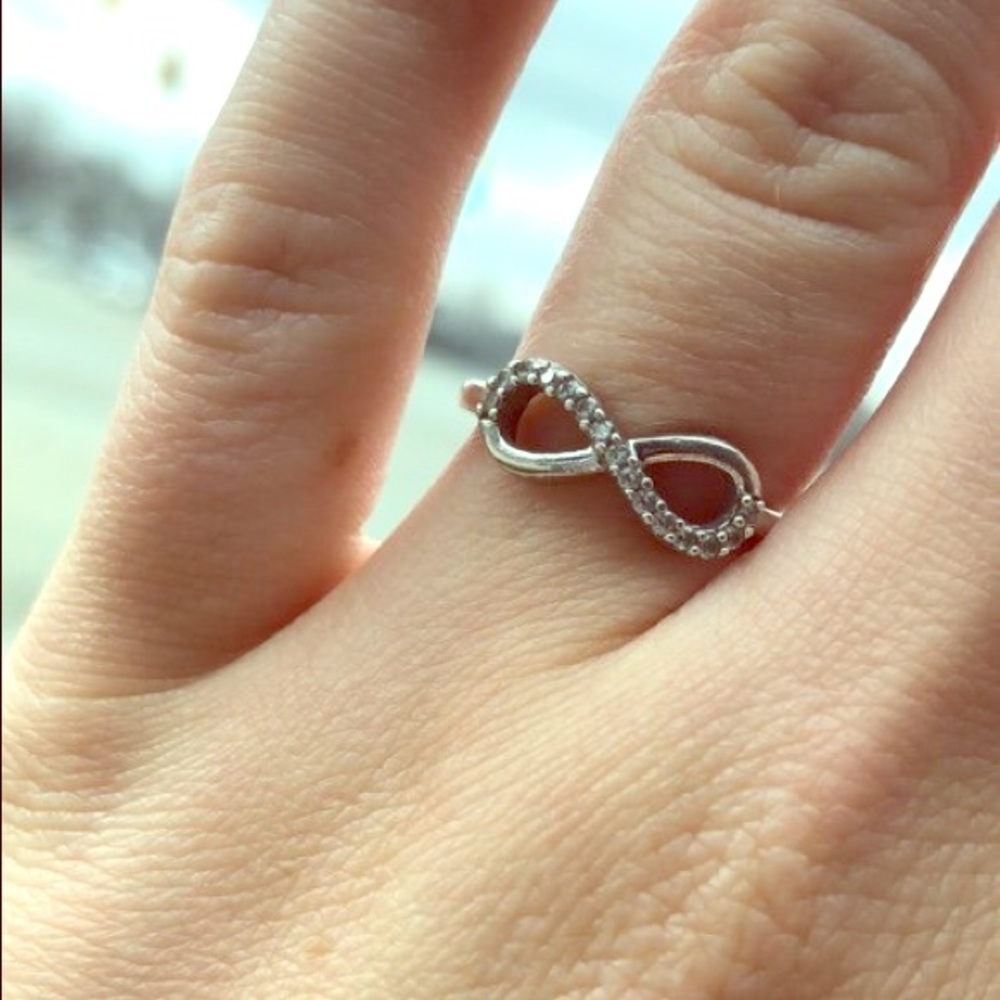 sterling silver and diamond ring